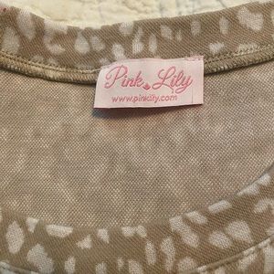 Pink Lily animal print dress